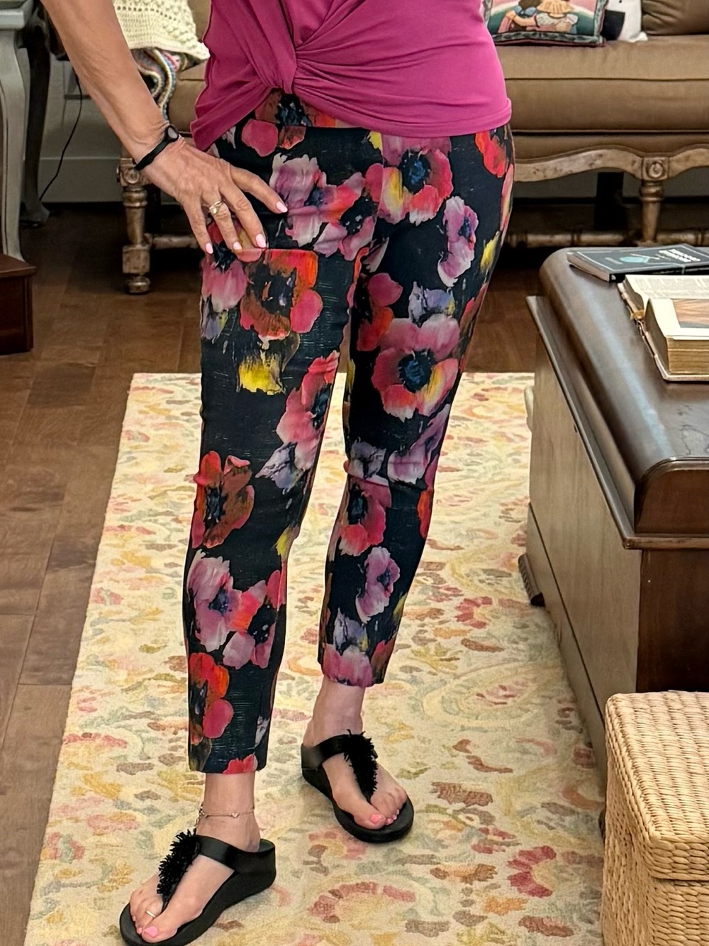 Soft Surroundings Multicolor Artistic ankle pants